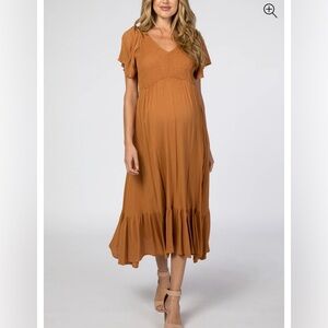 Pinkblush maternity midi dress